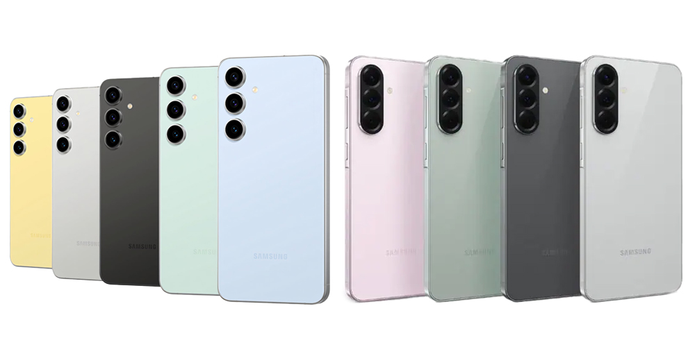 مقایسه صفحه نمایش گوشی a56 و s24 fe