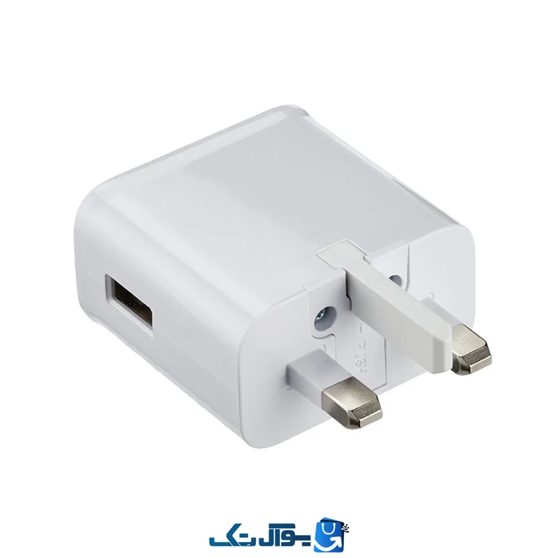 شارژر اصلی سامسونگ 7.8 وات مدل EP-TA50UWE _ رو کارتنی سه شاخه اروپا