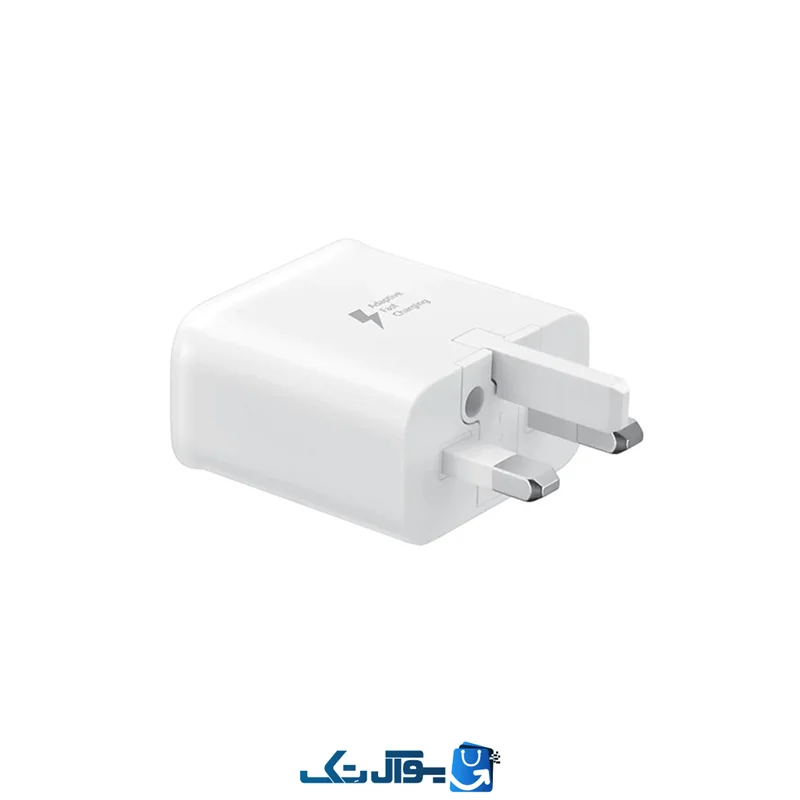 شارژر اصلی 10 وات سامسونگ فست شارژ مدل EP-TA200 _ رو کارتنی سه پین
